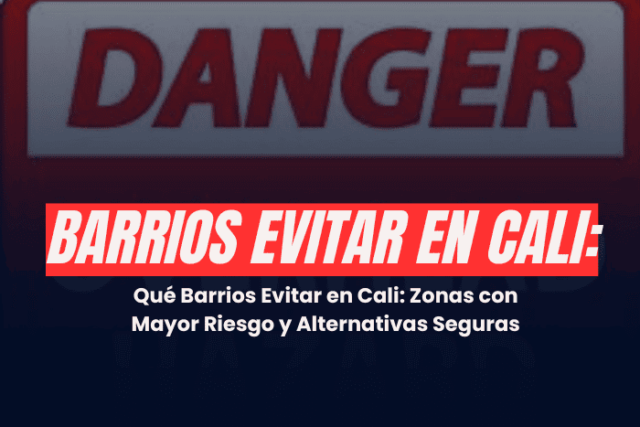 ¿Qué barrios evitar en cali?